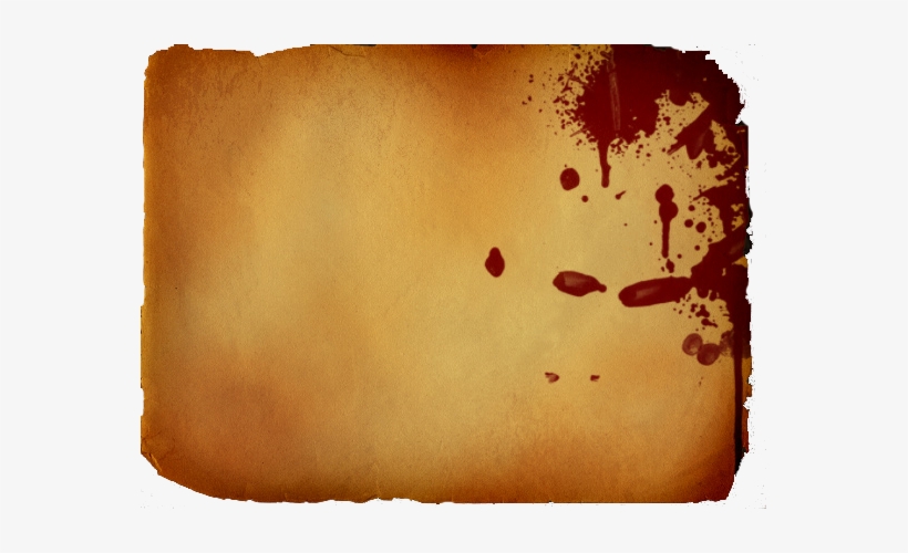 Share This Image - Bloody Piece Of Old Paper, transparent png #1727932