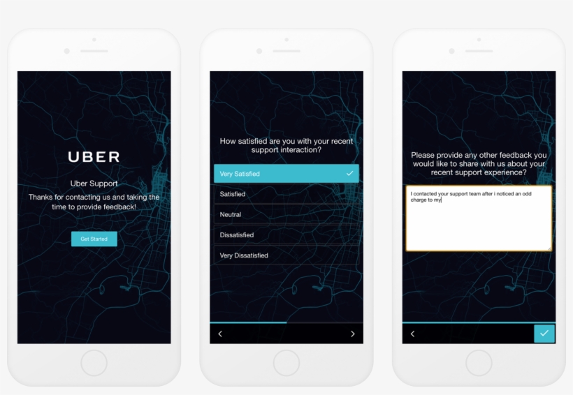 Getfeedback Customer Satisfaction Survey Software Example - Uber Nps Surveys, transparent png #1728376