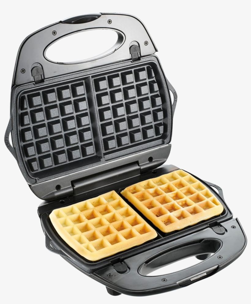 Waffle Maker Png High Quality Image - T-fal Ez Clean Sandwich/waffle Maker Sw610062, transparent png #1728539