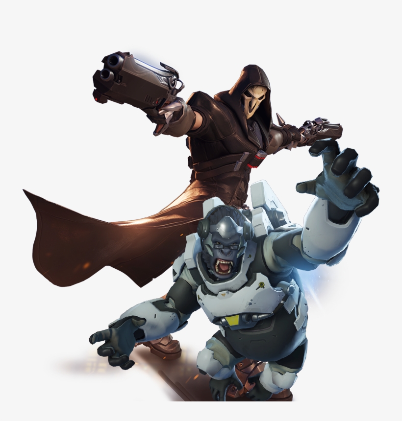 Or Grabbed In A Loot Box - Gb Eye Over Watch Reaper Maxi Poster, Wood, Multi-colour,, transparent png #1729138