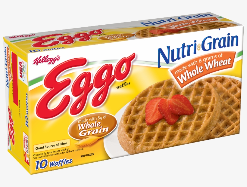 Kelloggs Eggo Nutrigrain Whole Wheat Waffle, transparent png #1729180