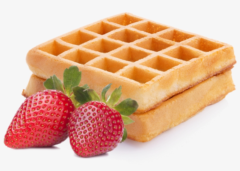 "viennese Waffles" With Strawberry - Transparent Background Waffle Clipart, transparent png #1729198