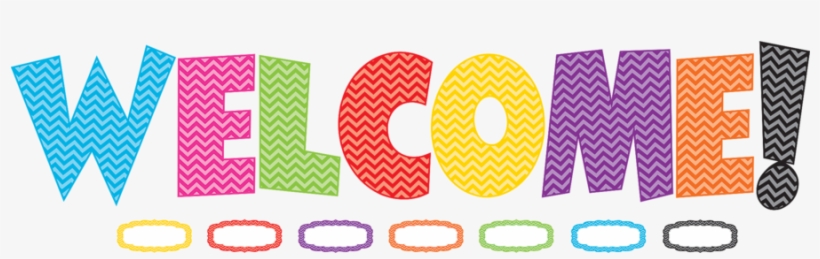 Tcr5524 Chevron Welcome Bulletin Board Display Set - Teacher Created Resources Chevron Welcome Bulletin, transparent png #1729695