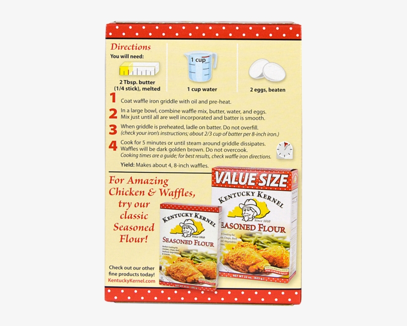 Kentucky Kernel Southern Style Malted Waffle Mix, transparent png #1729723