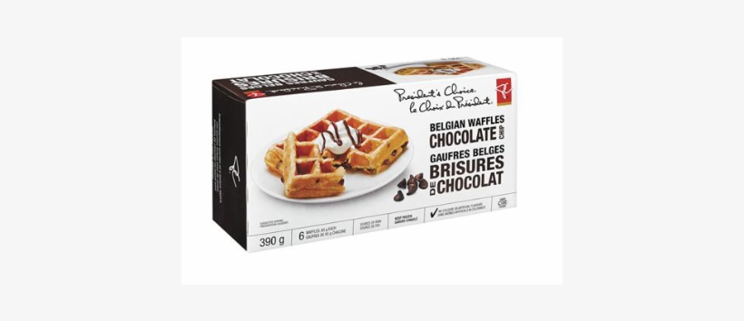 Pc Chocolate Chip Belgian Waffles - Frozen Chocolate Chip Belgian Waffles, transparent png #1729955