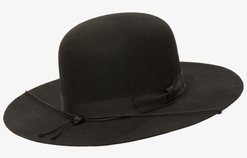 Undertaker Wide Brim Open Crown Hat By Capas - Open Crown Flat Brim Hat, transparent png #1730049
