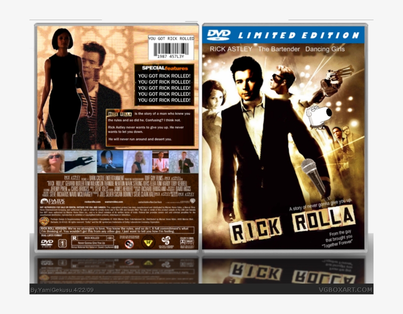 Rick Rolla Box Art Cover - Rock N Rolla, transparent png #1730115