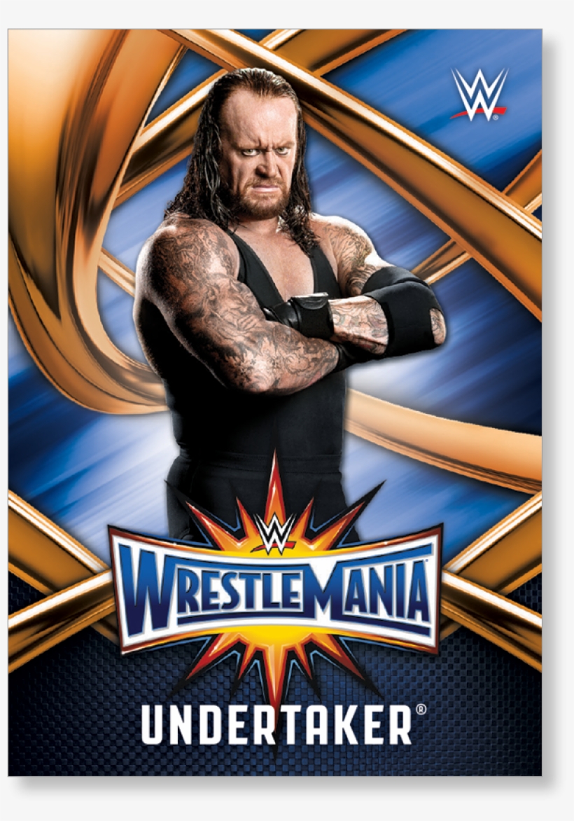 Undertaker 2017 Wwe Road To Wrestlemania Wrestlemania - Undertaker Wwe Card Topps, transparent png #1730217