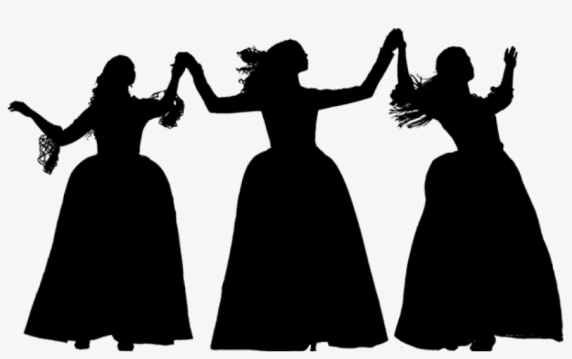 Love These Silhouettes, Brainstorming For A Class Book - Schuyler Sisters Hamilton Star, transparent png #1730278