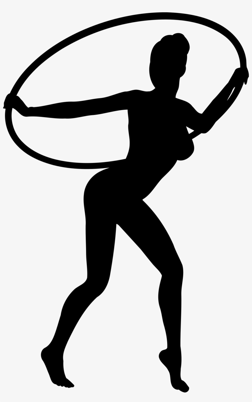 This Free Icons Png Design Of Girl Dancing With Hoop, transparent png #1730388