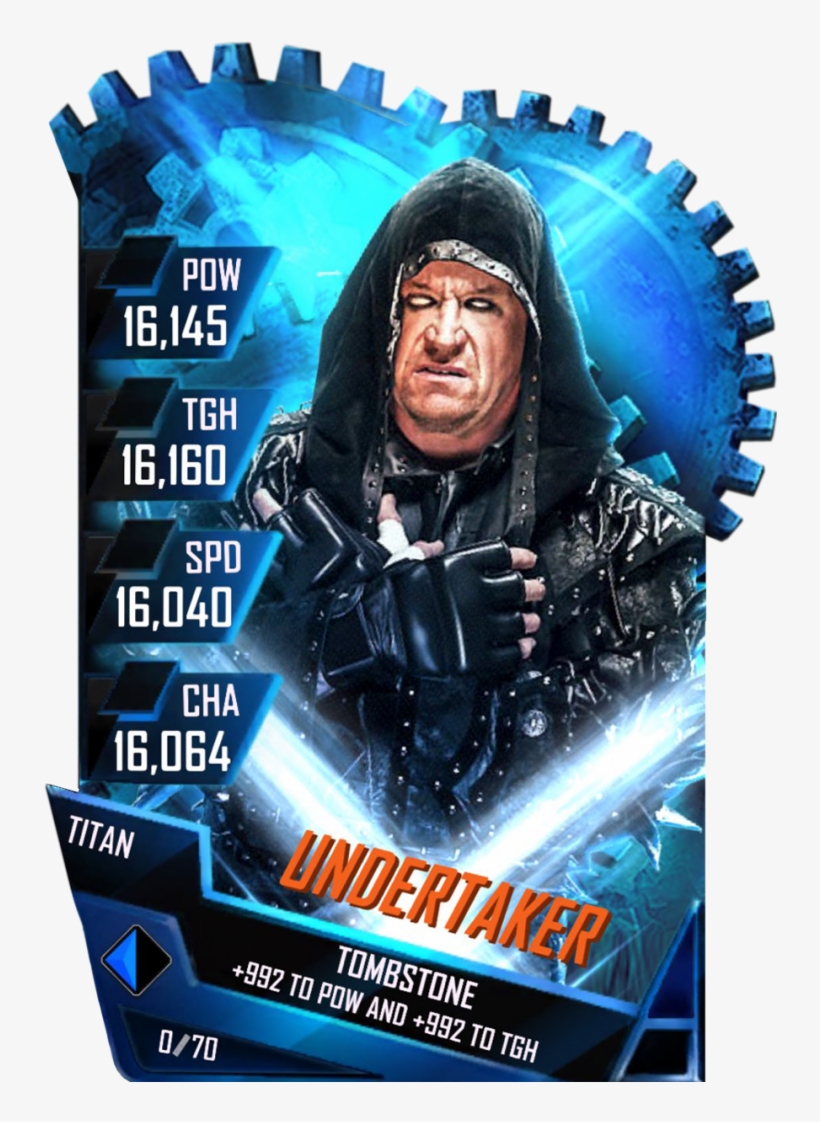 Undertaker S4 18 Titan Fusion - Wwe Supercard Titan Fusion Undertaker, transparent png #1730574