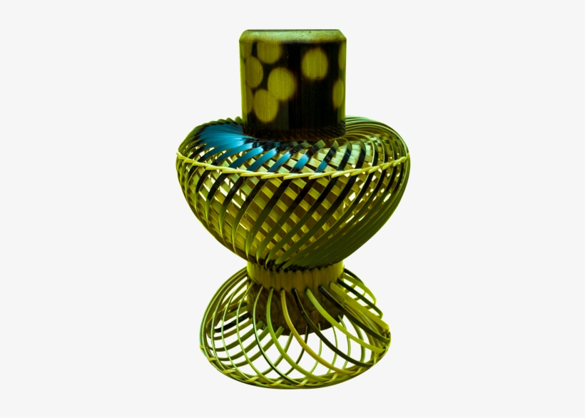 Apple Mid Bamboo Table Flower Vase In Brown - Vase, transparent png #1730715