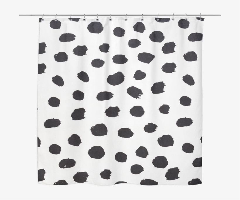 Dots Shower Curtain - Textile, transparent png #1730811