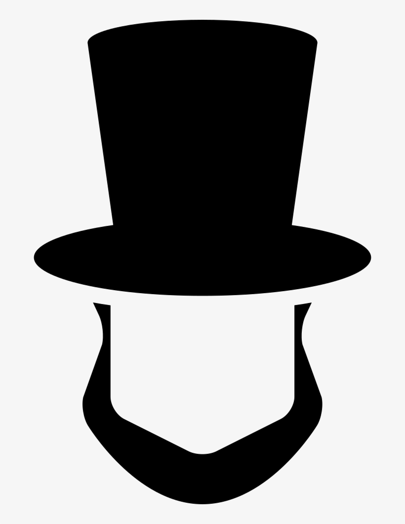 Abraham Lincoln Hat And Beard Shapes Comments, transparent png #1731141