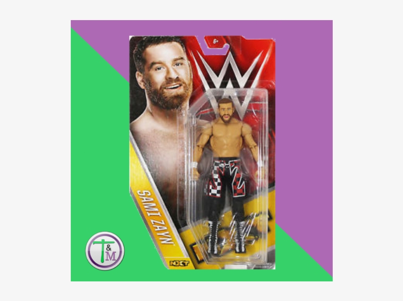 Wwe Wrestling Series 61 Sami Zayn Action Figure [nxt,, transparent png #1731414