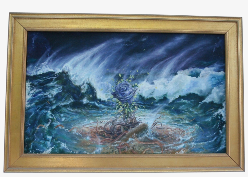 1980s Nyc Gallery Provenance Oil Painting By Alice - Picture Frame, transparent png #1731437