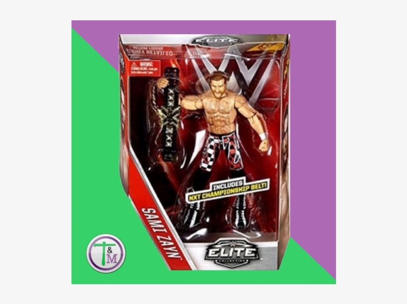 Sami Zayn - Wwe Elite 40 Mattel Toy Wrestling Action, transparent png #1731545