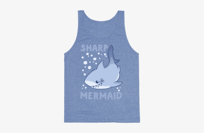 Sharp Mermaid Tank Top - Top, transparent png #1731953