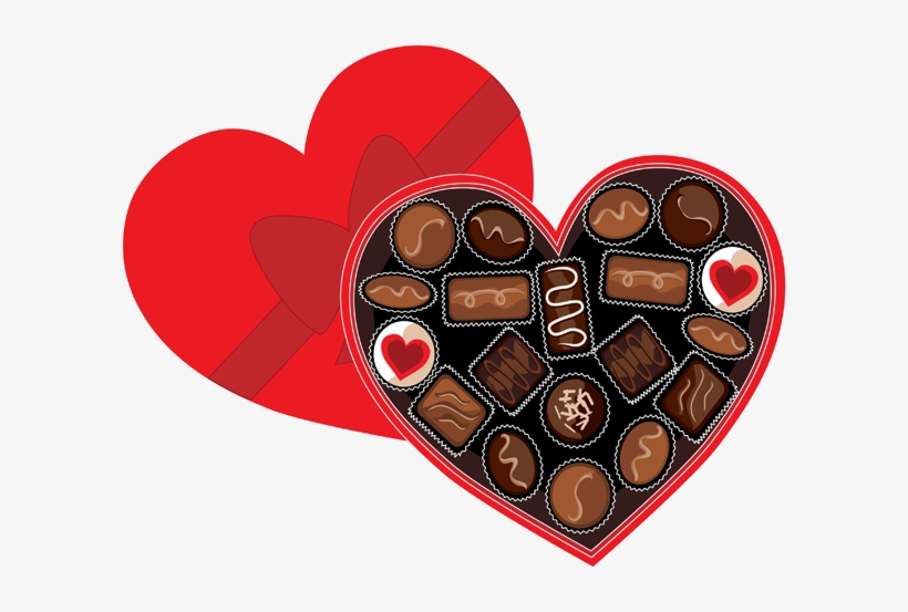 Chocolate Clip Art - Clip Art Valentine Candy, transparent png #1732386