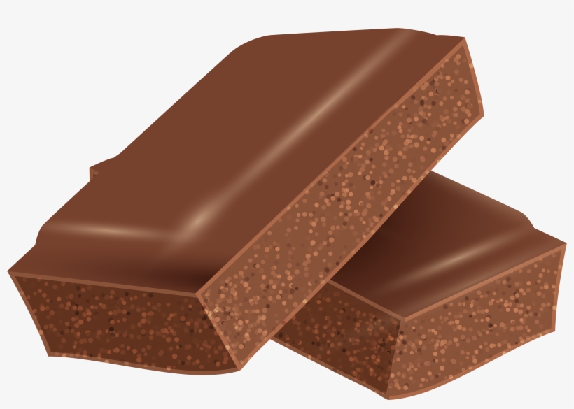 Chocolate Clipart Chocolate Piece - Chocolate Pieces Png, transparent png #1732387