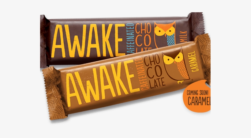 Awake Chocolate Perks Investor Interest With Caffeinated - Awake Caffeinated Milk Chocolate Bar, transparent png #1732493