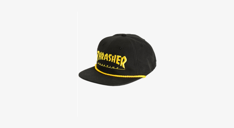 Thrasher Rope Snapback Cap - Men's Thrasher Magazine Logo Snapback Hat | Green, transparent png #1732665