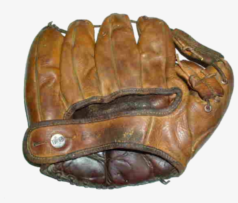Baseball Mitt - Old Baseball Glove, transparent png #1732770