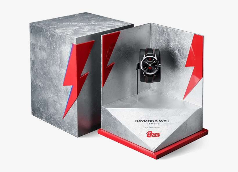 David Bowie Watch Box Raymond Weil Automatic Date - Raymond Weil David Bowie Watch, transparent png #1732836