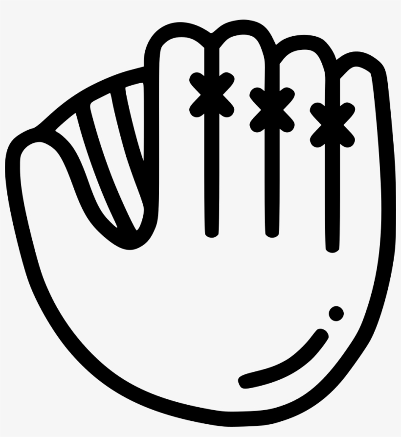 Baseball Glove Gloves Accessory - Baseball Glove, transparent png #1733154