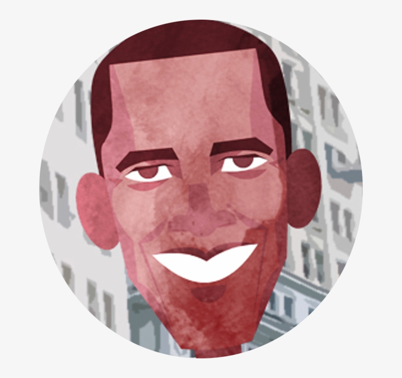 Cart - Barack Obama, transparent png #1733252