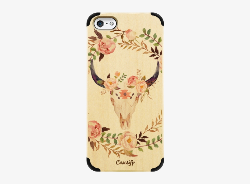 Casetify Iphone 5 Wood Case - Flower Girl Proposal Cards, transparent png #1733253