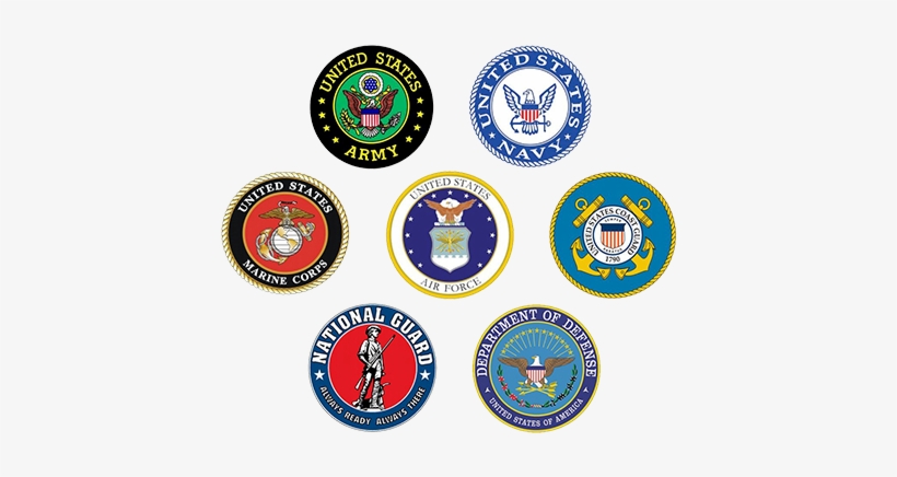 6 Branches Of Military Logos