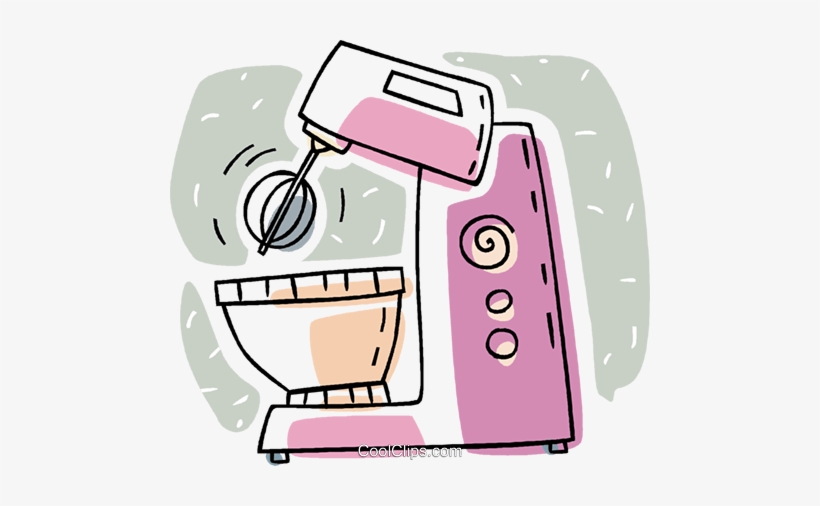 Electric Mixer Royalty Free Vector Clip Art Illustration - Mixer Clipart, transparent png #1733636