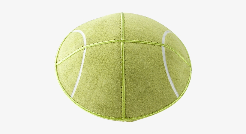 Green Tennis Ball Kippah - Tennis, transparent png #1733846