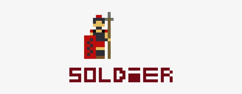 Roman Soldier - Roman Soldier Pixel Art, transparent png #1734054