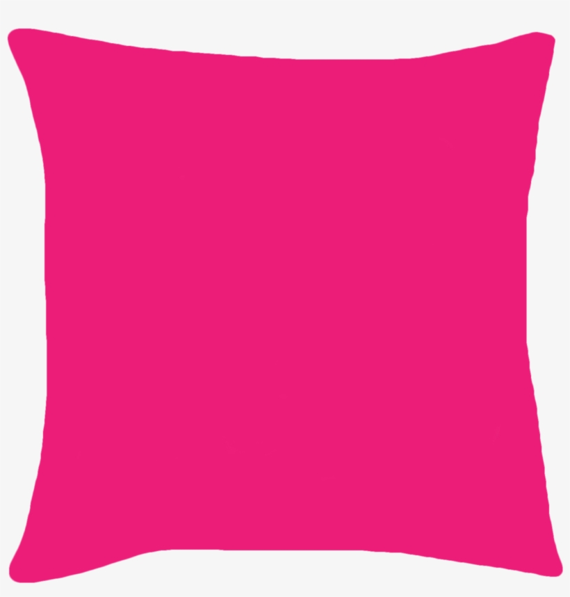 Clipart Black And White Pillow Transparent Pink - Hot Pink Pillow Png, transparent png #1734198