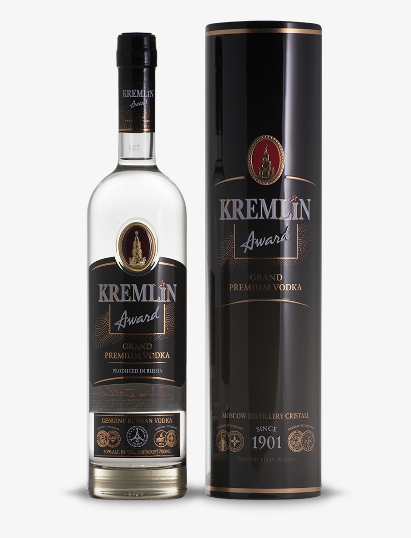 Kremlin Award Vodka - Moscow Distillery Vodka Kremlin Award 1l, transparent png #1734201