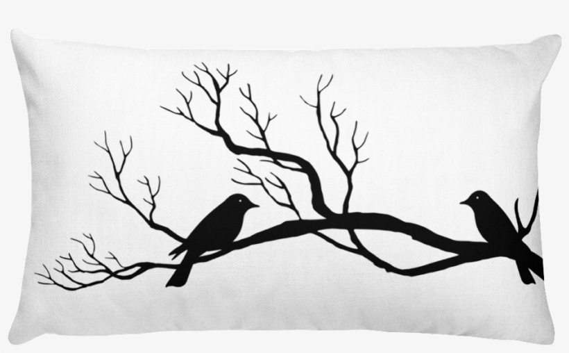 Hello Darling Black & White Pillow - Cushion, transparent png #1734312