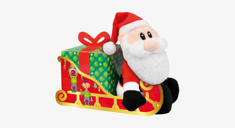 Santa With Sleigh - Santa Claus, transparent png #1734599