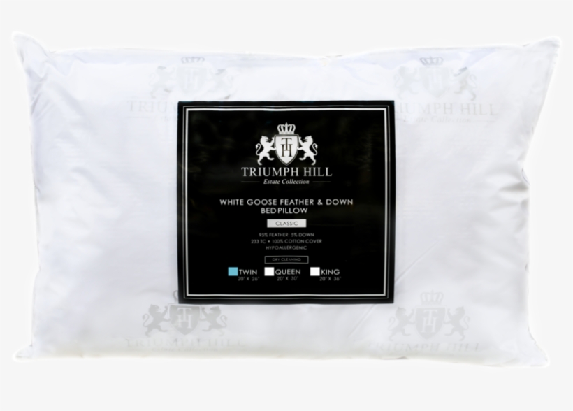 Triumph Hill White Goose Feather And Down 100% Cotton - Triumph Hill Cotton White Goose 95/5 Feather And Down, transparent png #1735109