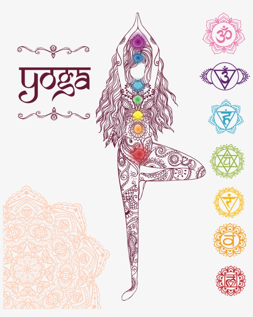 Mandala Yoga Chakra Illustration Long Balanced Transprent - Yoga, transparent png #1735112