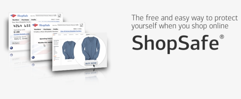 Shopsafe® Online Shopping Security Enhancement - Bank Of America Shop Safe, transparent png #1735522