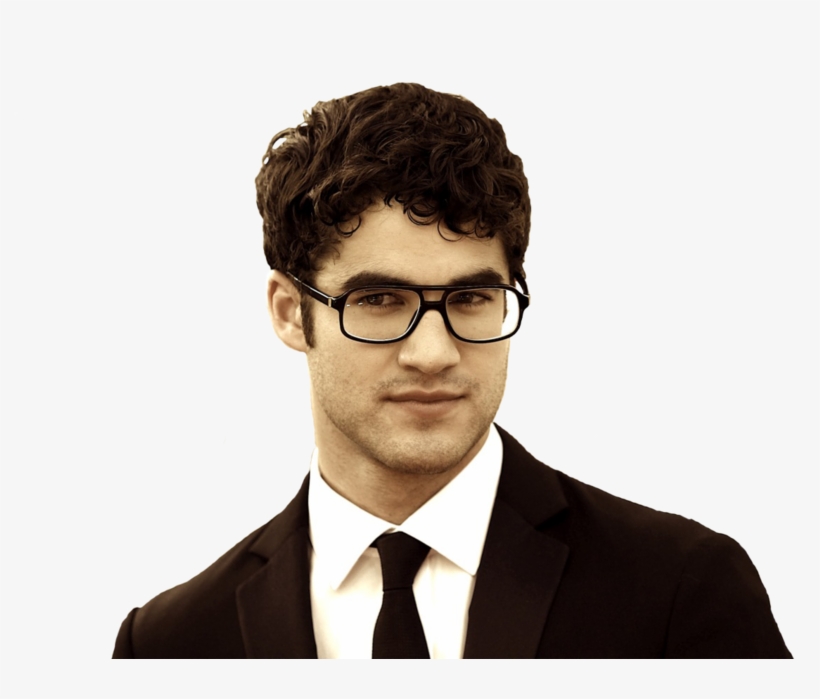 Source - - Darren Criss Glasses, transparent png #1735554