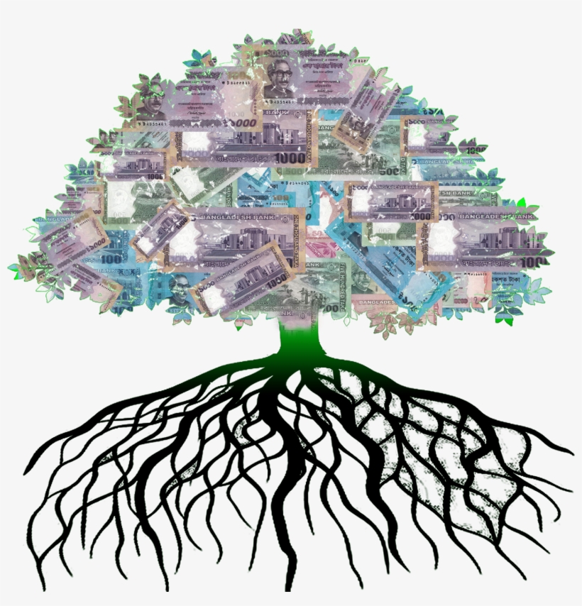 টাকার গাছ Money Tree - Tree, transparent png #1735909