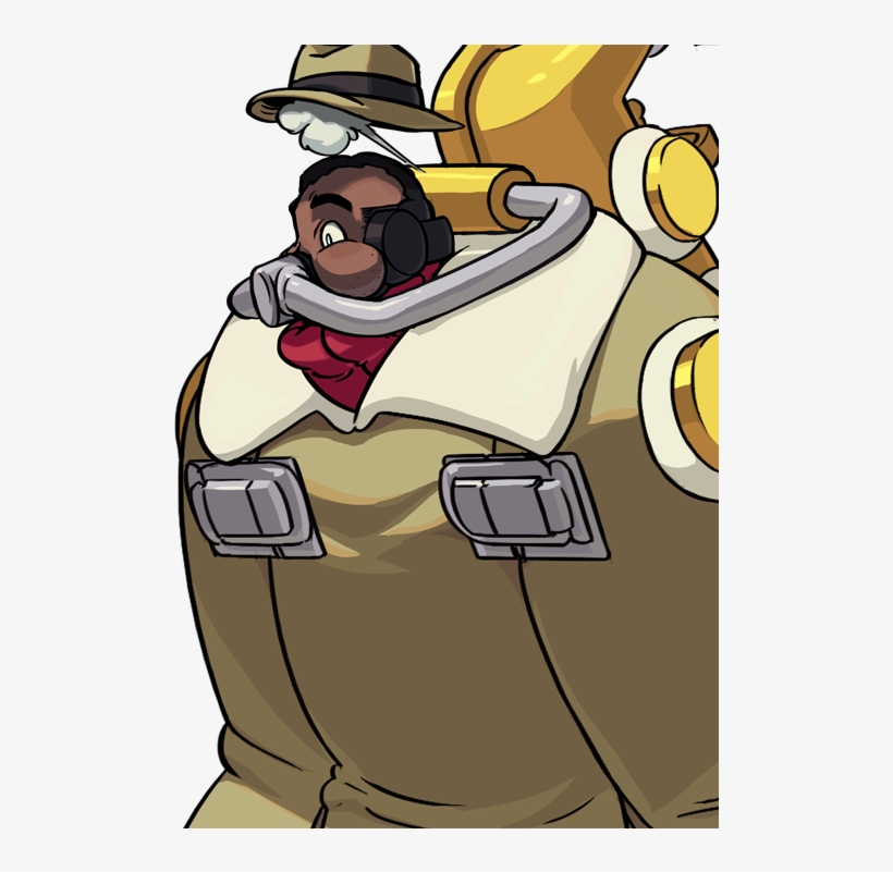Bigband Surprised - Big Band Skullgirls, transparent png #1736192