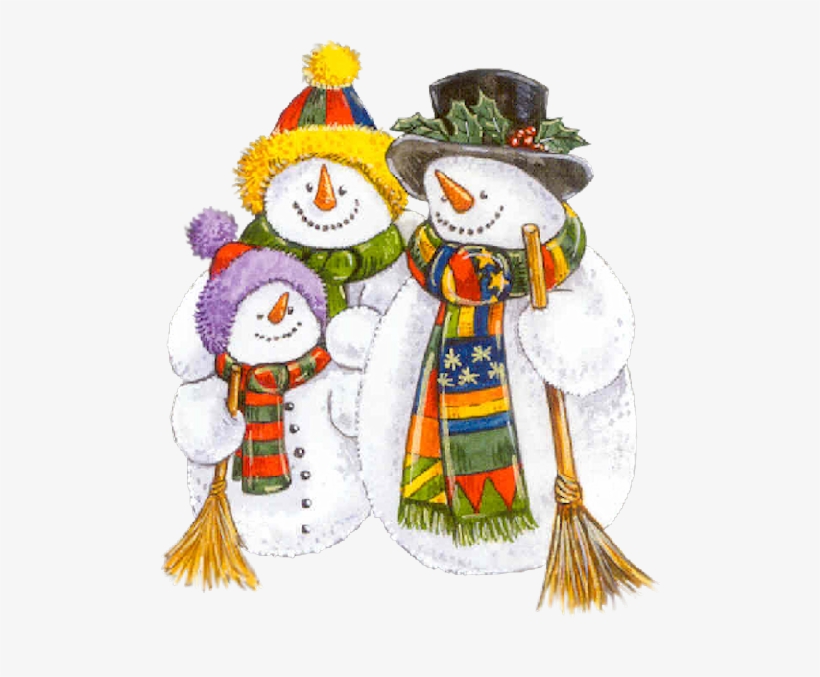 Snowmen - Веселый Снеговик Png, transparent png #1736241
