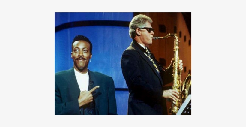 Arsenio Hall, President Bill Clinton, Bill Clinton, - Bill Clinton Saxophone, transparent png #1736477