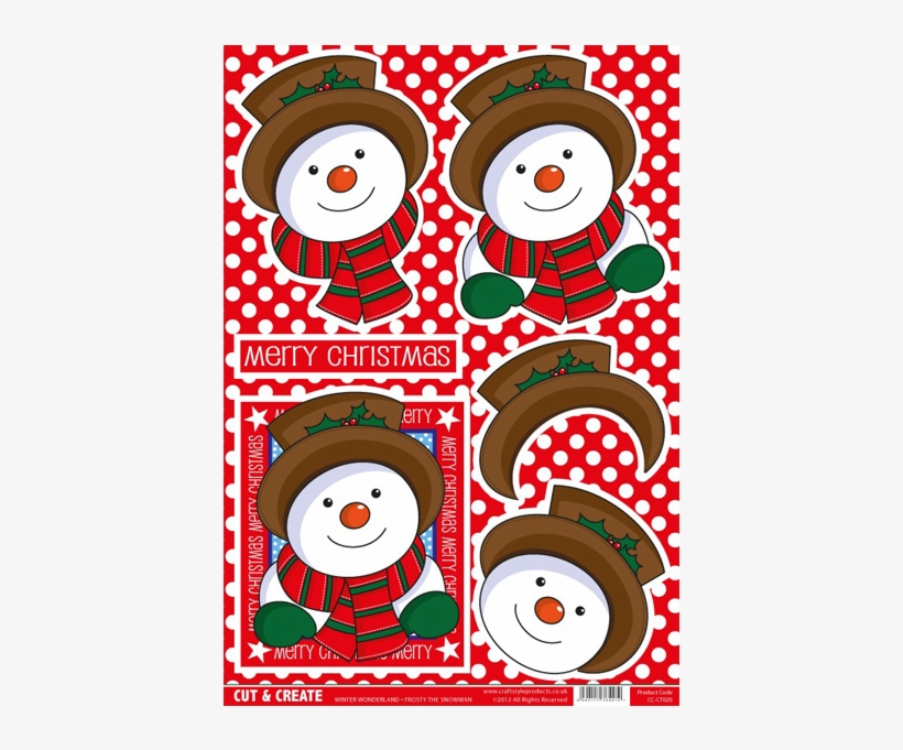 Winter Wonderland Frosty The Snowman Cc-ct020 - Christmas Day, transparent png #1736528
