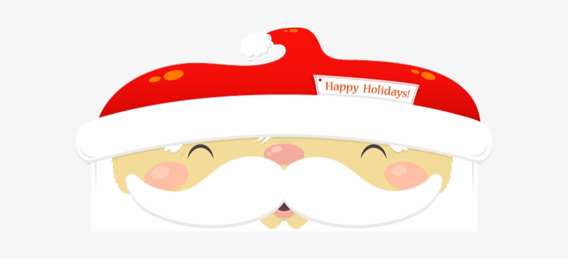 Santa Head - Santa Claus, transparent png #1736594