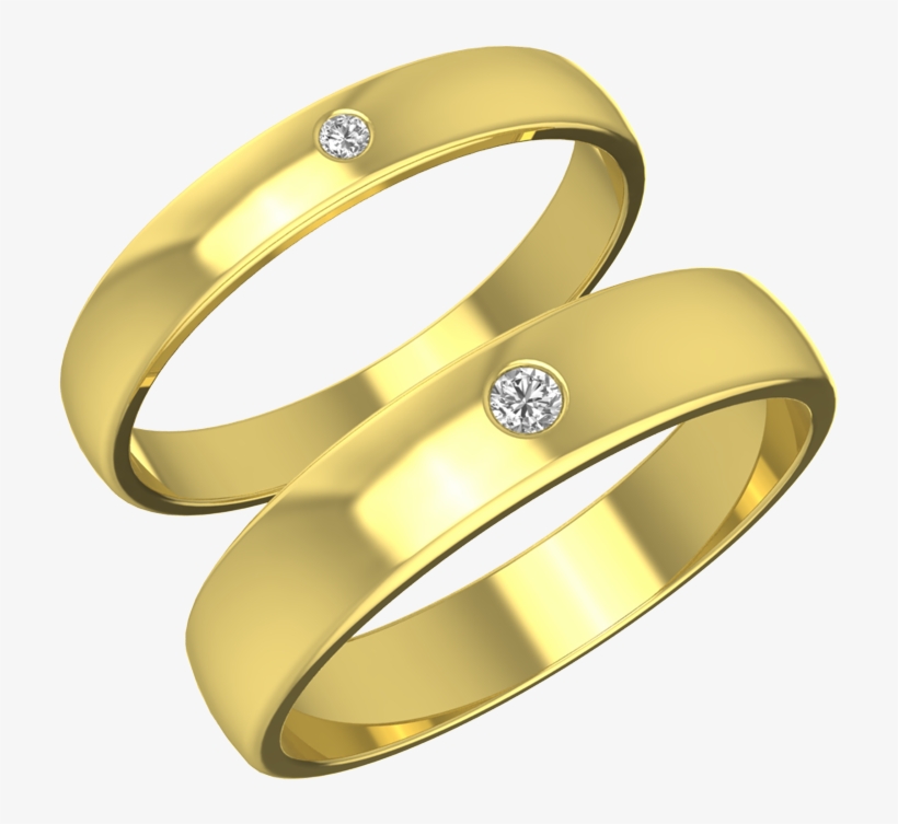 Vector Royalty Free Stock Stefan Lisa Bands - Engagement Couple Gold Rings Png, transparent png #1737044